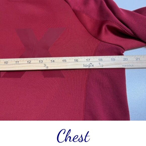 Armani Exchange Men’s Red Logo Sweatshirt Size M - Picture 6 of 7